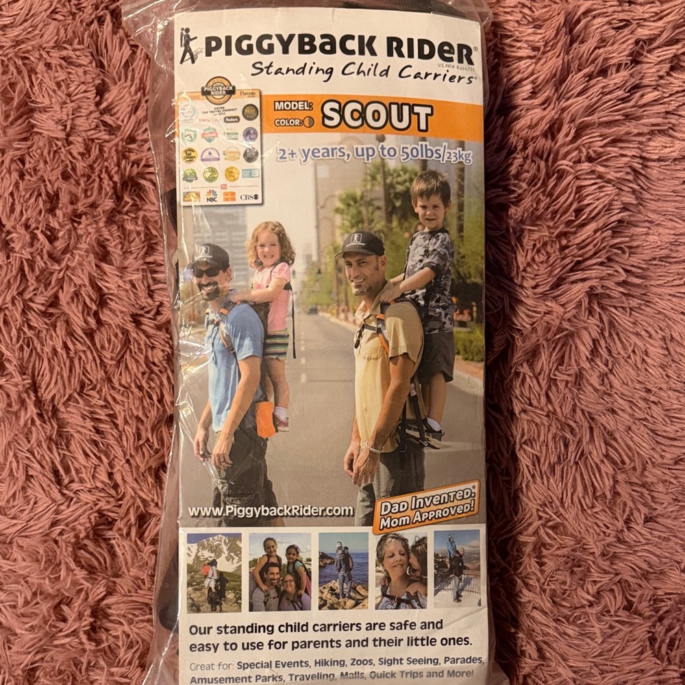 Scout Standing Child Carrier - Black